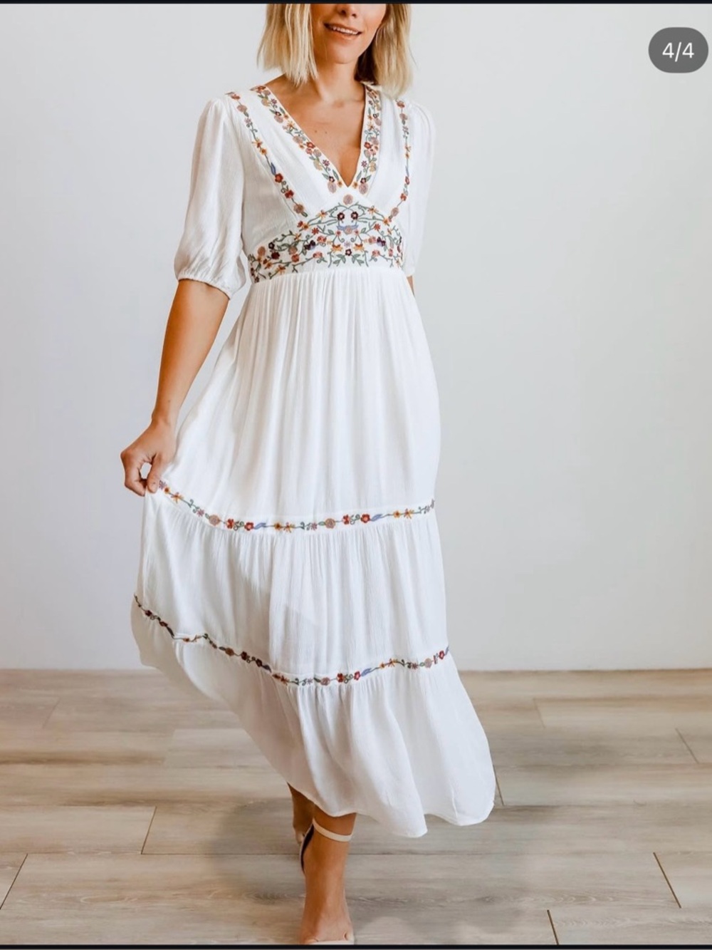 Baltic Born Santa Fe Embroidered Dress